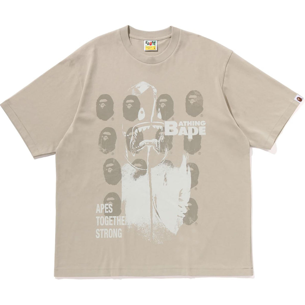 SPRAY PRINT MULTI LOGO RELAXED FIT TEE MENS