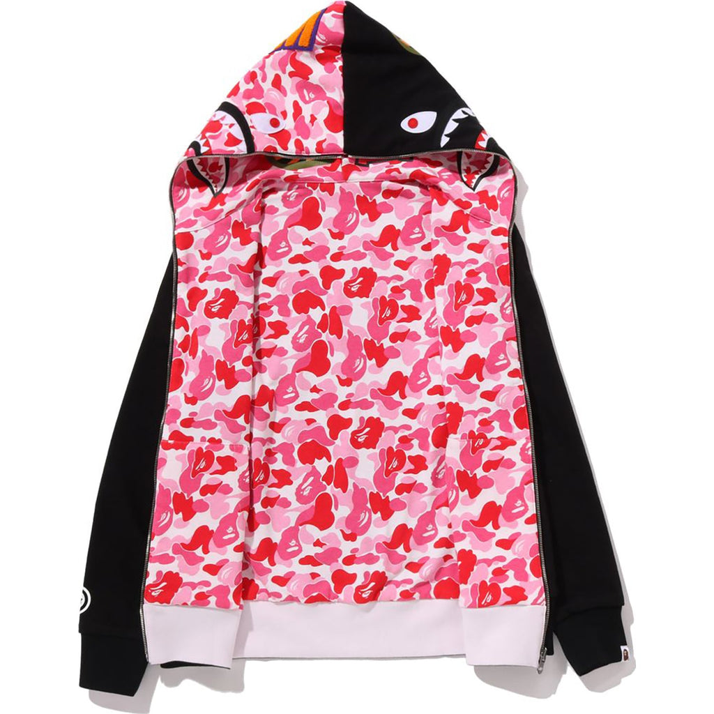 ABC CAMO REVERSIBLE SHARK FULL ZIP HOODIE MENS